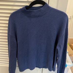 Everlane Cropped Mock Neck Cashmere Sweater